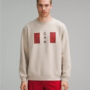 Lululemon Team Canada Steady State Crew *CPC Logo Men's Sweatshirt Athletic Sz M